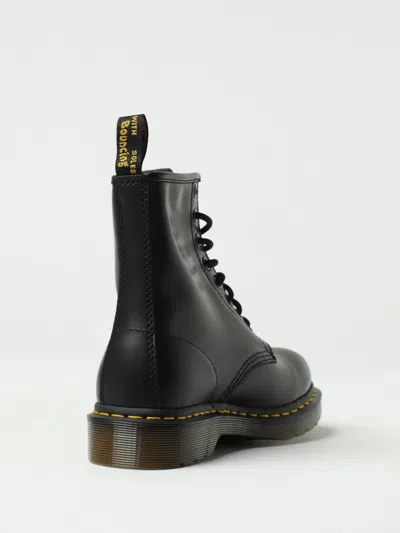 Dr. Martens Leder 1460 Serena Stiefeletten Mit Kunstfellfutter In Black