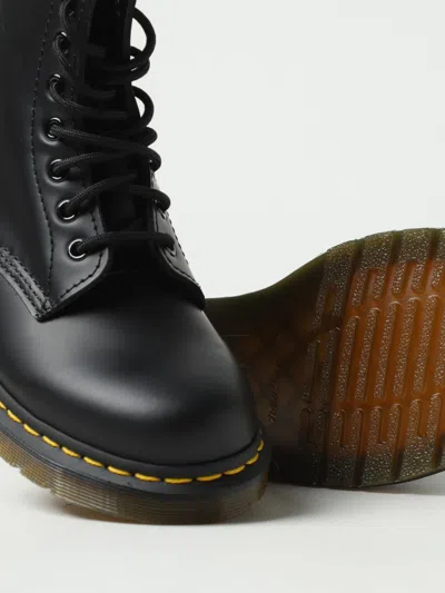 Dr. Martens Leder 1460 Serena Stiefeletten Mit Kunstfellfutter In Black