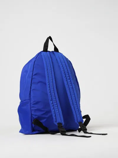 Msgm Backpack In Nylon In Blue