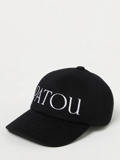 Patou Woman Hat Black Size M/l Cotton In Black
