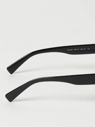 Miu Miu Acetate Eyeglasses With Logo On The Temples In Black