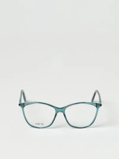 Dior Optical Frames Woman Green In Green