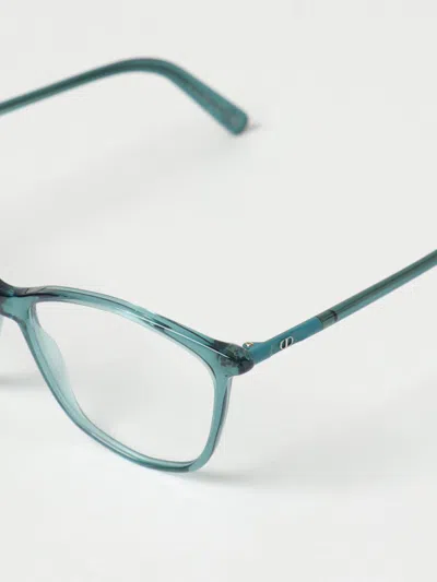 Dior Optical Frames Woman Green In Green
