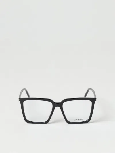 Saint Laurent Acetate Eyeglasses In Black