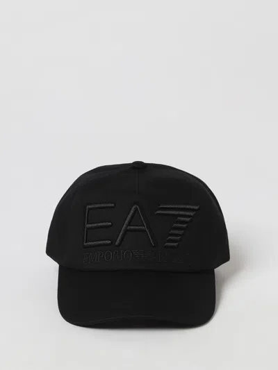 Ea7 Hat Men  In Black