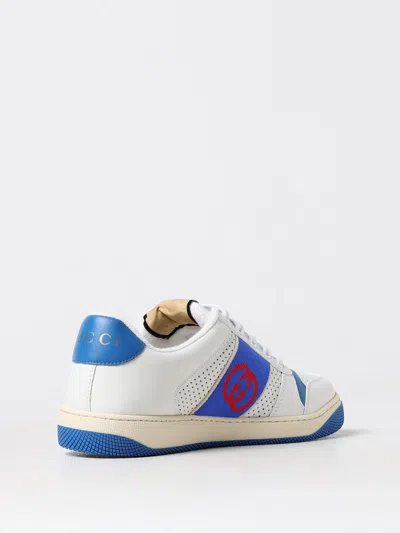 Gucci Men's Screener Sneakers In White
