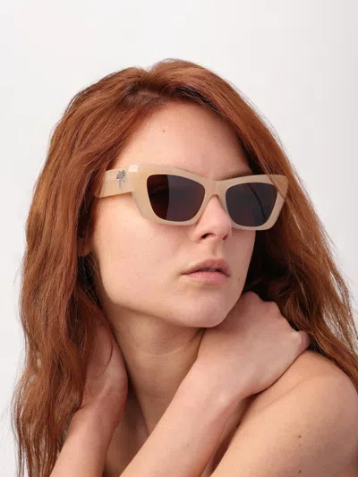 Palm Angels Sunglasses Woman  In Gray