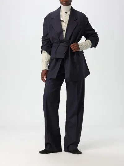 Bottega Veneta Blazer Woman  In Blue