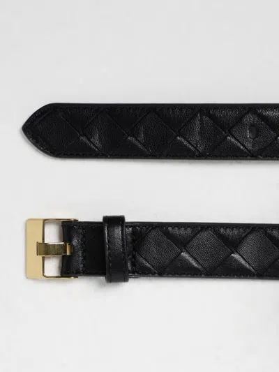 Bottega Veneta Intrecciato Design Belt In Multicolor