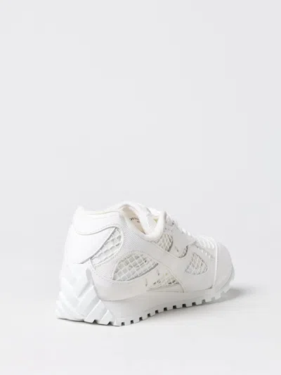 Bottega Veneta Orbit Nylon And Mesh Runner Sneakers In White