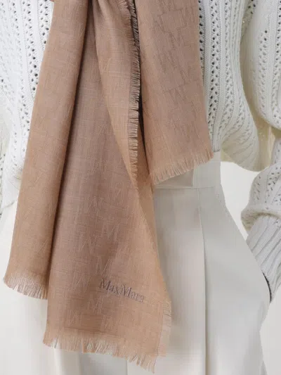 Max Mara Scarf Woman  In Brown
