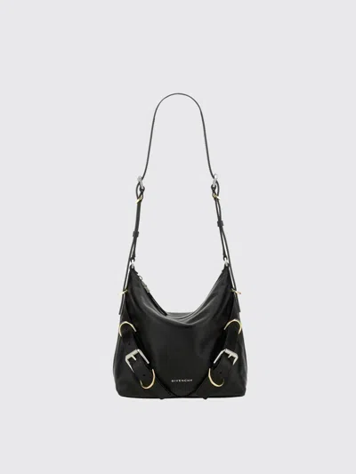Givenchy Voyou Crossbody Bag In Leather In Black