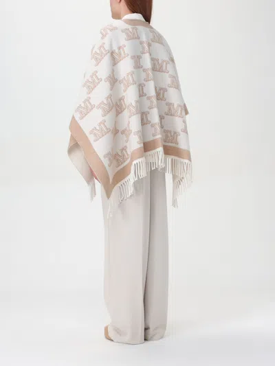 Max Mara Frinestd Cape In White