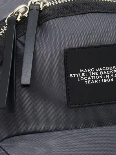 Marc Jacobs The Zipped Large Backpack In Gray