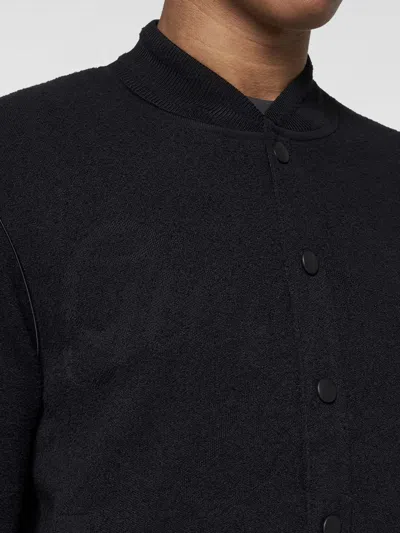 Givenchy Men Cotton Bomber Jacket In Black