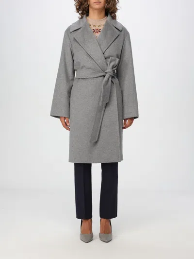 Max Mara Studio Dravenna Coat In Gray