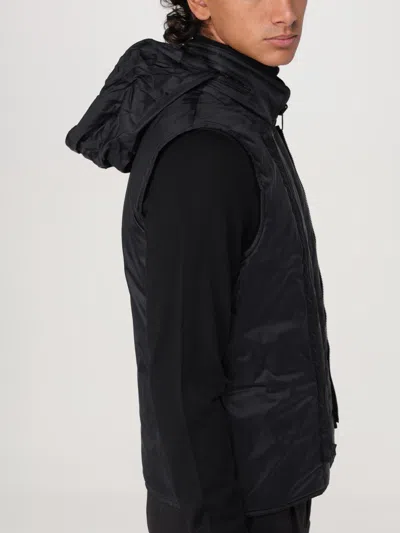 Fay Black Double Polyester Coat In Black