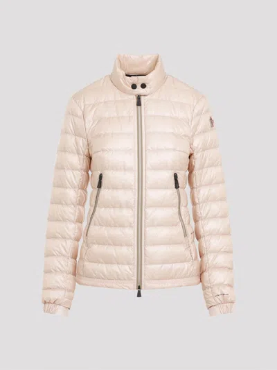 Moncler Grenoble Walibi Pink Polyamide Jacket In Neutral