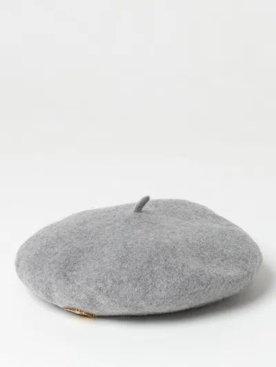 Elisabetta Franchi La Mia Bambina Felt Beret In Gray