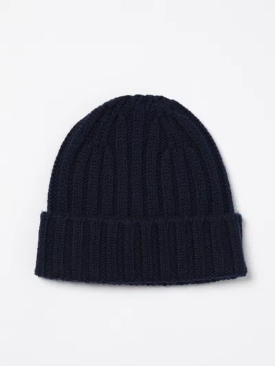 Aspesi Virgin Wool Beanie In Blue