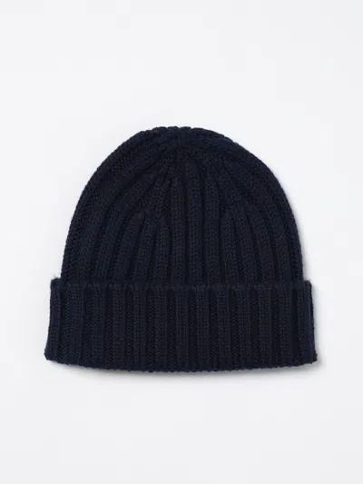 Aspesi Virgin Wool Beanie In Blue