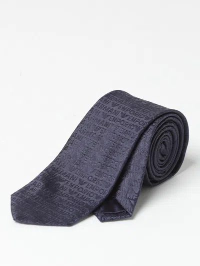 Emporio Armani Tie Kids  In Blue