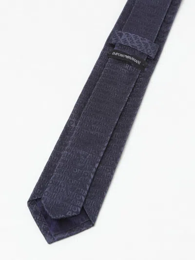 Emporio Armani Tie Kids  In Blue