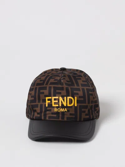 Fendi Hat Kids  In Brown