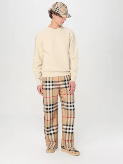 Burberry Plaid Hat In Neutral