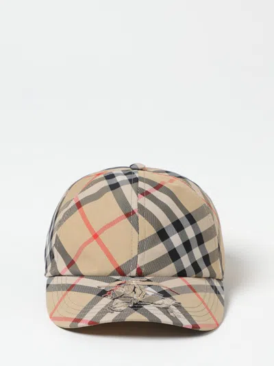 Burberry Plaid Hat In Neutral