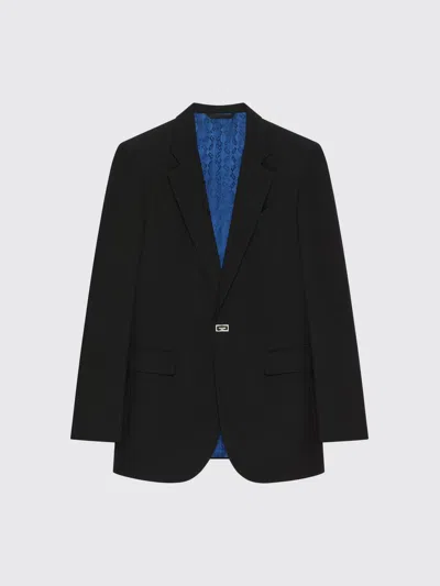 Givenchy Slim Fit Jacket In Monogram 72 Jacquard In Black