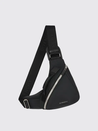 Givenchy Small G-zip Triangle Sling Backpack In Black
