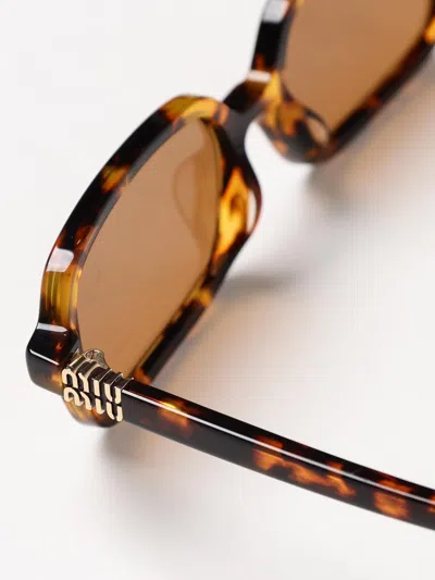 Miu Miu Sunglasses Woman  In Brown
