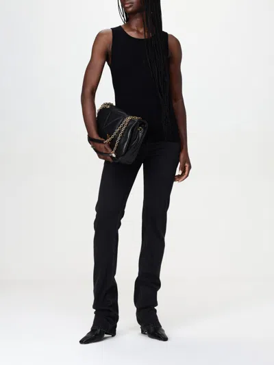 Saint Laurent Shoulder Bag Woman  In Black