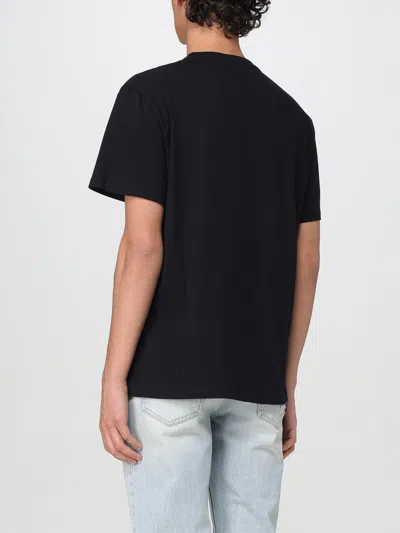 Alexander Mcqueen Logo Lettering Crewneck T-shirt In Black