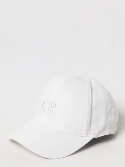 C.p. Company Hat Kids  In White