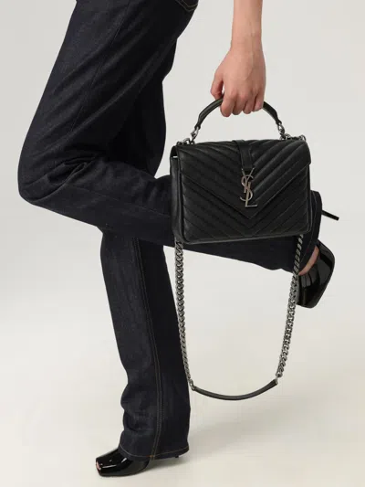 Saint Laurent Shoulder Bag Woman  In Black