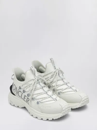 Moncler White Tech Fabric Trailgrip Lite 2 Sneakers In Multi