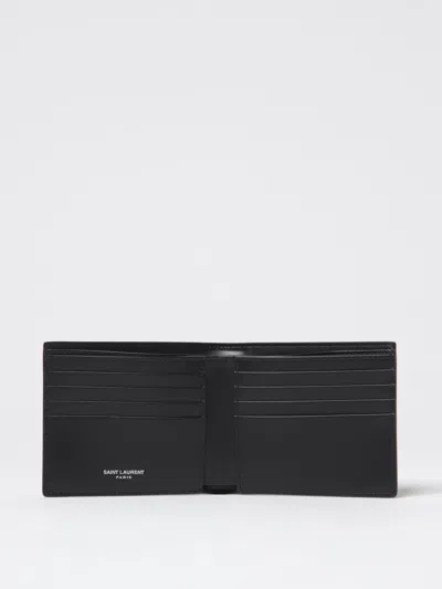 Saint Laurent Wallet Men  In Black