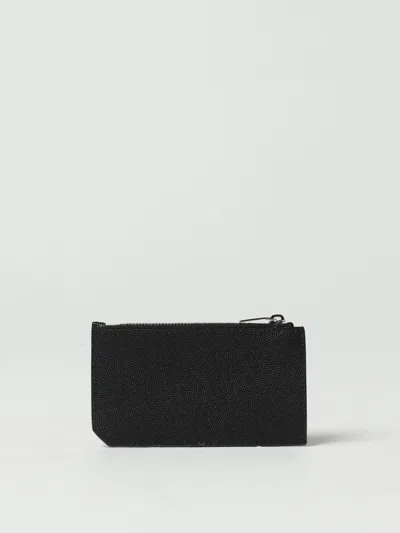 Saint Laurent Wallet Men  In Black