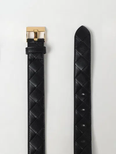 Bottega Veneta Intrecciato Design Belt In Multicolor