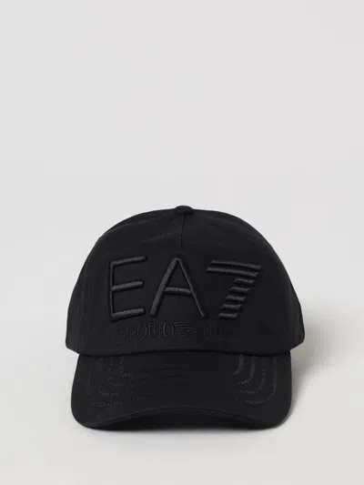Ea7 Hat Men  In Black