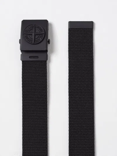 Stone Island Belt Kids  Junior In Black