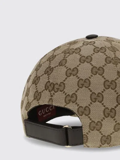Gucci Gg Supreme Baseball Cap In Brown