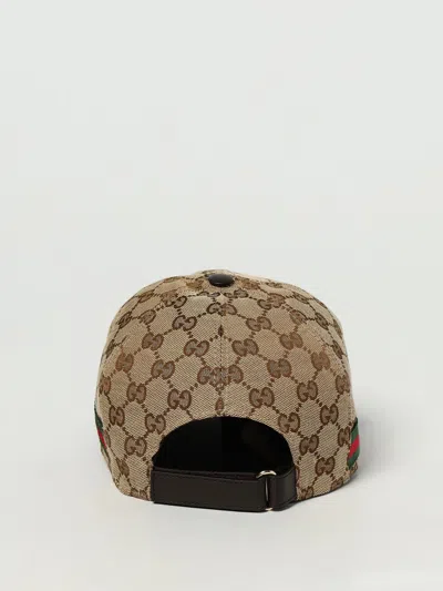 Gucci Gg Supreme Baseball Cap In Sand