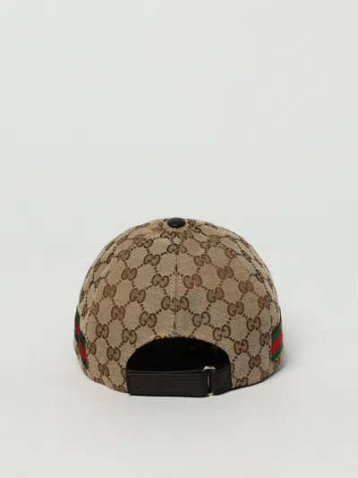 Gucci Gg Supreme Baseball Cap In Sand