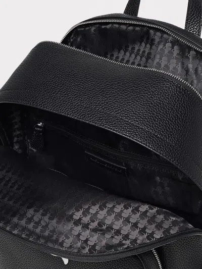 Karl Lagerfeld Ikon Pebble Medium Backpack In Black