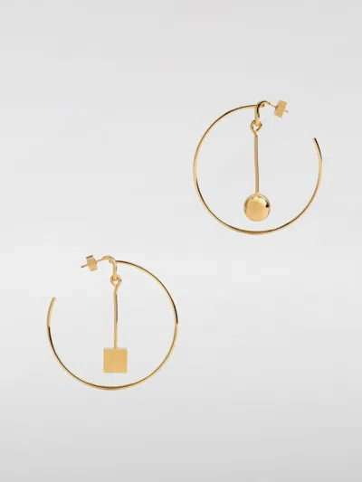 Jacquemus Les Creoles Nodo Earrings In Gold