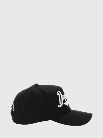 Dsquared2 Logo Embroidered Baseball Cap In Black