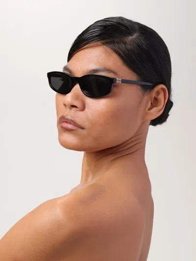 Miu Miu Sunglasses Woman  In Black